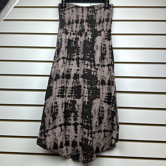 Volcom Strapless Women's Tie-Dyed Brown/Tan Dress Sz XS - Picture 5 of 9